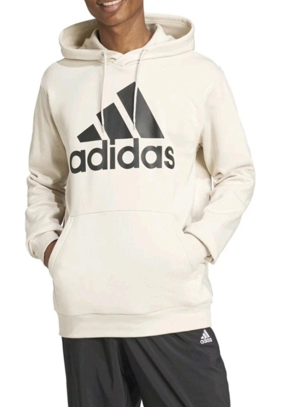 New adidas Essentials Pullover Hoodie Mens Casual Sweatshirt